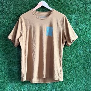 Janji Run Everywhere Gold Tan T-Shirt Tee